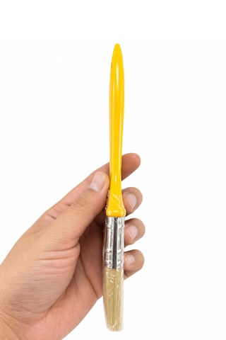 Kestirme Boya Fırçası No.2 - 4,5 Cm Plastik Saplı