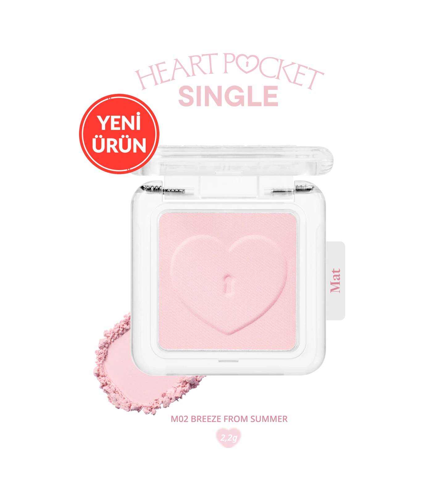 Peripera Heart Pocket Single M02 Breeze From Summer M02