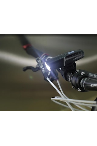 Moon Meteor Vortex Pro 1300 Lümen Usb Bisiklet Ön Lambası Siyah Siyah  - Kırmızı