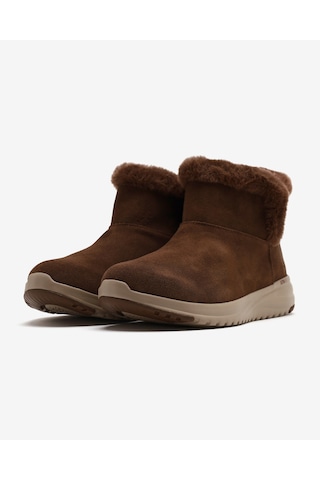 Skechers On-the-go Stellar-cozy Step Kadın Kahverengi Kar Botu 144775 Choc