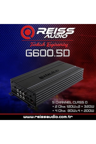Reiss G600.5d Amplifikatör