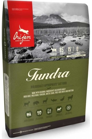 Orijen Tundra Etli Tahılsız Yetişkin Kedi Maması 5400 G