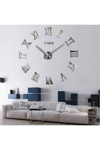 Boyutu 50-120 Cm Arası Ayarlanabilen 3D Modern Duvar Saati