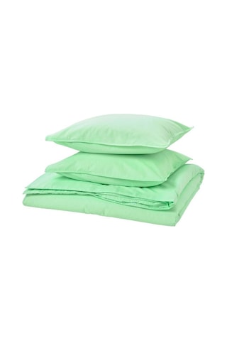 Ikea Angslılja Çift Kişilik Nevresim Takımı 220 X 240 Cm Marul Yeşili Açık Yeşil