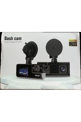 Aggıy A22 Araç Kamerası 2'' Lcd + Fhd +ön + İç + Geri Görüş Kamera + 32gb Kart Dahil