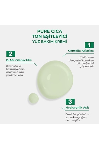 Sinoz Spf50 Pure Cica Anında Ton Eşitleyici Sıvı Yüz Güneş Kremi 50ml