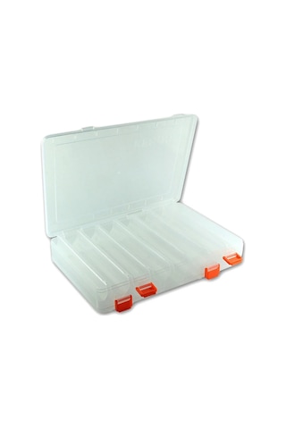 Kendo Çift Taraflı Maket Yem Kutusu 14 Gözlü 27x20.5x4.7cm Max 16.5cm Maketler İçin