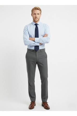 Presto Erkek Slimfit Armürlü Pantolon Siyah 3193-001 Siyah
