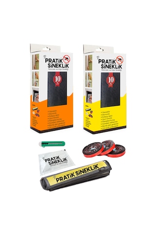 Tt Pratik Sineklik 1 Kapı - 1 Pencere 2' Li Paket