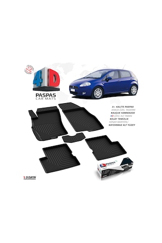 Fiat Grande Punto 4D Havuzlu Paspas 2006-2018 A+Kalite