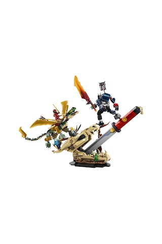 LEGO® NINJAGO® Ejderha Kılıcı Savaşı 71871 - 9 Yaş ve Üzeri Çocuklar için 4 Minifigür İçeren Oyuncak Yapım Seti (1016 Parça)