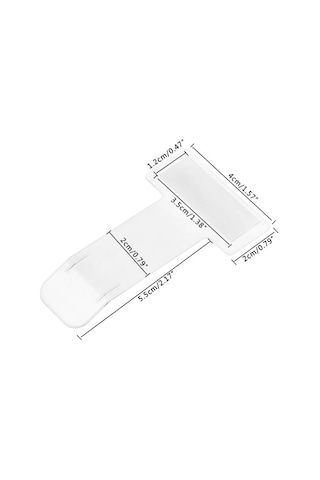 Oto Araç Içi Plastik Şeffaf Kartvizit Bilet Izin Kağıdı Tutucu