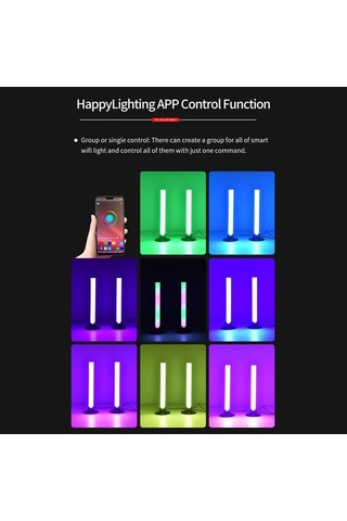 Pazly 2 Adet Renkli Usb Masaüstü Atmosfer Lambası Ses Alma Ve Işık Özellikli Diğer