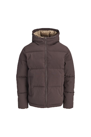Jack & Jones Jjgalaxy Erkek Şişme Mont Puffer Ceket Günlük Rahat Kahverengi
