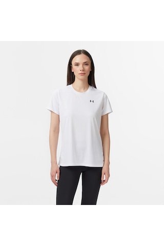 Under Armour Tech Ssc - Solid Kadın Beyaz Antrenman T-shirt 1384231