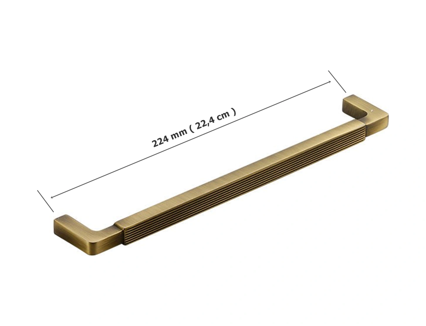 Doğanlar Z.319 Dolap Mobilya Kulp Olifka Antik Sarı 224 Mm Çok Renkli