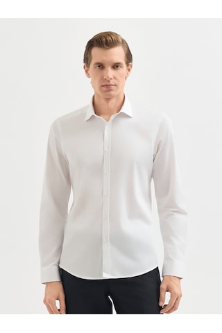 Toss Erkek Extra Slım Fıt Gömlek-beyaz 11.25s.04.330 Beyaz