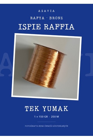 Asavia Ispie Rafya İp Çanta Ve Şapka Örgü İpi 150 Gr 250 M Bronz