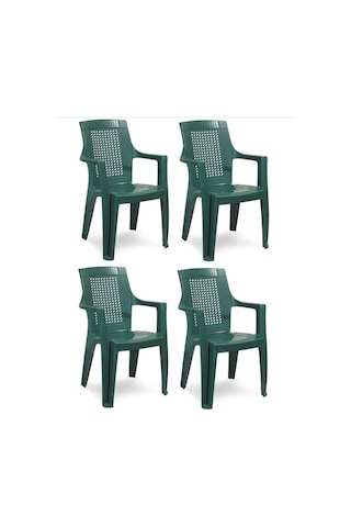 Buyukarısoy Elegance Rattan Efektli Plastik Sandalye Bahçe Sandalyesi Mutfak (485135854)