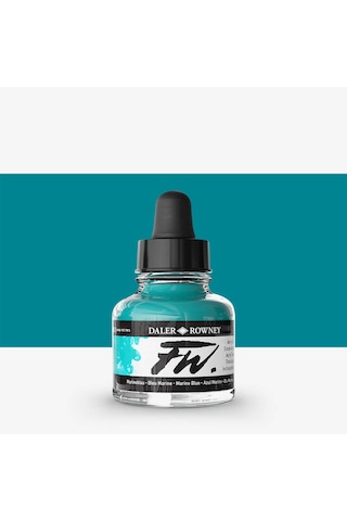 Daler Rowney Fw Ink Akrilik Mürekkep 29.5 Ml Marine Blue 151 Diğer