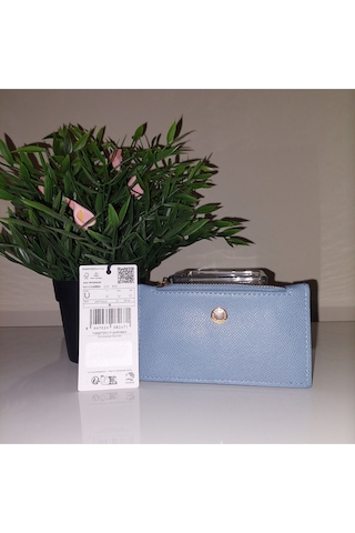 Mango Mavi Kartlık Safiano Mavi