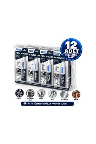 12 Adet Metal Parlatıcı 40gr 5570