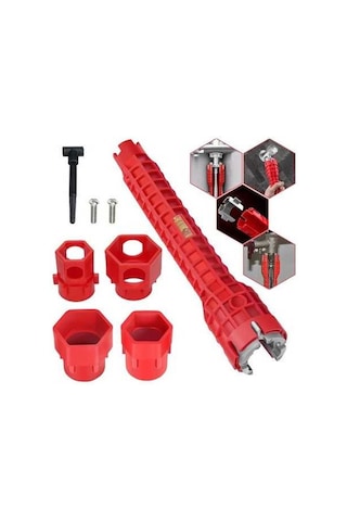 Besthome1 14-in-1 Evsel Kran Ve Lavabo Anahtarı - Mutfak/tuvalet Boru Kurulumu İçin Çok Fonksiyonlu Alüminyum Araç Diğer
