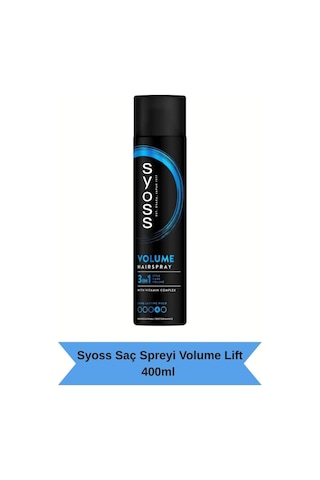 Syoss Saç Spreyi Volume Lift 400 Ml - Etkili Hacim Ve Şekillendirme