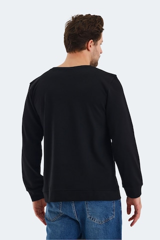 Slazenger Ortwın Erkek Siyah Sweatshirt Siyah