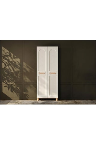 Orchide 2 Kapılı Mdf Gardırop Çok Renkli