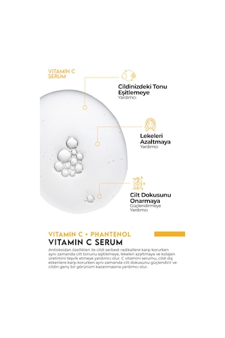 C Vitamini Aydınlatıcı Renk Tonu Eşitleyici Leke Karşıtı Serum 50ml