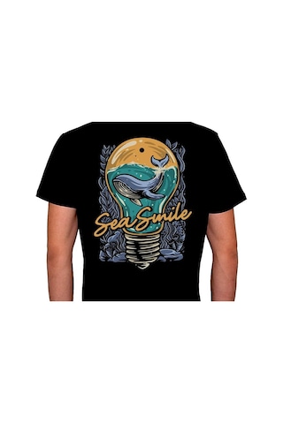 Sea Smile Deniz Gülücük Balina Whale Tişört Unisex T-shirt 001