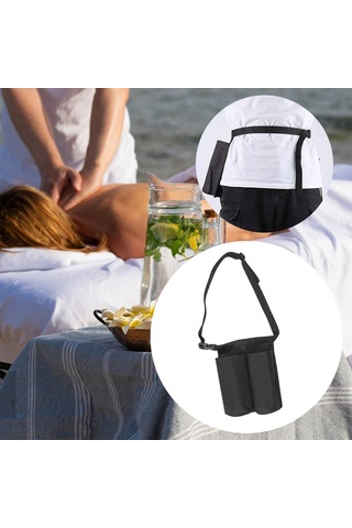 Homyl Masaj Şişesi Çantası Çoklu Cepler Yumuşak