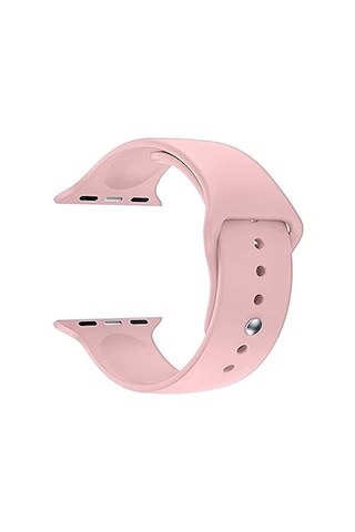Winex 42-49mm Yeni Nesil Apple Uyumlu Akıllı Saat Kordonu Silikon Pembe