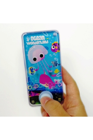 Pink Transparent Ocean World For Kids Water Ring Game Water Ring Okyanus Dünyası Sulu Halka Oyunu