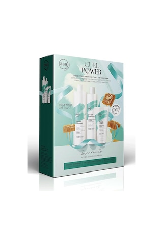 360 Hair Professional Be Curl Shp Cond 250 ML + Control Cream 150 ML Set Kıvırcık