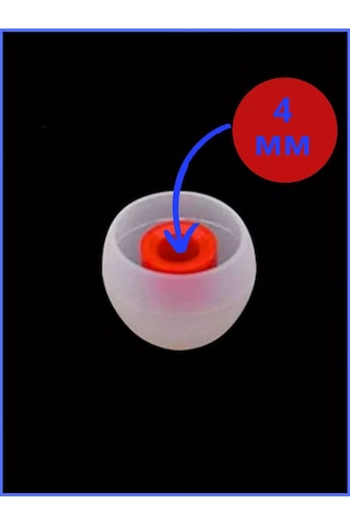 Discount Store Kulaklıklar İçin Evrensel Kulak Yastıkları 3 Çift S, M, L 241878483 Kırmızı