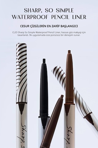 Clio Sharp So Simple Waterproof Pencil Liner 02 Brown