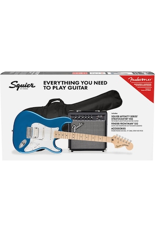 Fender Squier Affinity Strat Hss Mn Lpb Frontman 15G Elektro Gitar