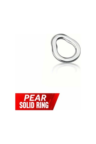 Alesta Pear Solid Ring Suni Yem Halkası M