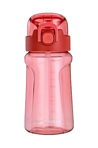 Diller 550 Ml Kiremit Pipetli Spor Okul Ve Günlük Matara Kilitli
