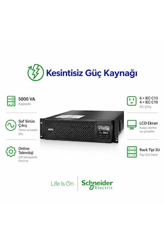 Apc Akıllı-ups Srt 5000va Rm 230v