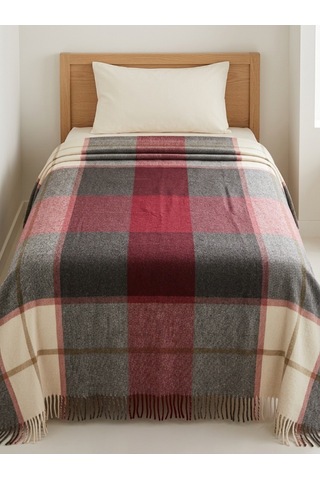 Gençev Home %100 Saf Yün Scotch Battaniye Tek Kişilik 160x220