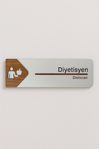 Diyetisyen Ofis Oda Kapı İsimliği Yönlendirme Tabelası Levhası Kişiselleştirilebilir Diyetisyen Ofis Oda Kapı İsimliği Yönlendirme Tabelası Levhası Kişiselleştirilebilir