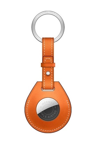Apple Uyumlu AirTag Deri Anahtarlık Kılıfı Wiwu Key Ring