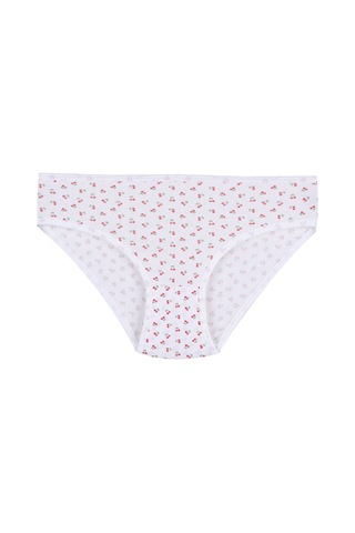 Koza İç Giyim Kız Çocuk 6'lı Desenli Slip 1050-01 Beyaz