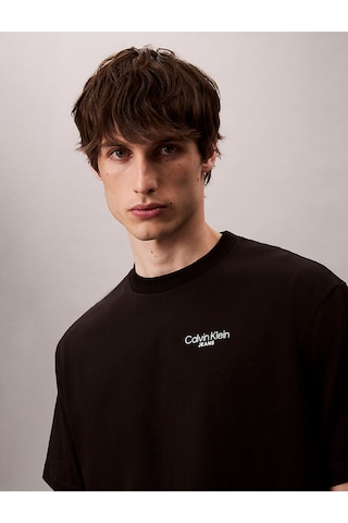 Calvin Klein Erkek T Shirt Lv04rd825g Ub1 Siyah Siyah