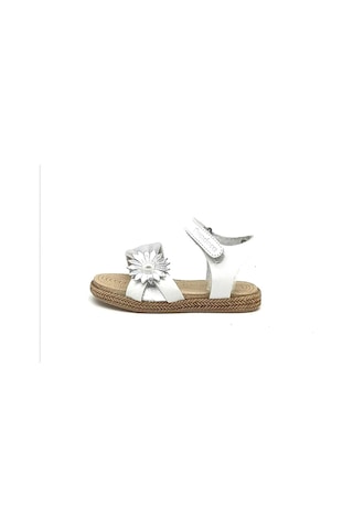 Hakiki Deri Ilk Adım Bebe Deri Sandalet 700s1128 Beyaz