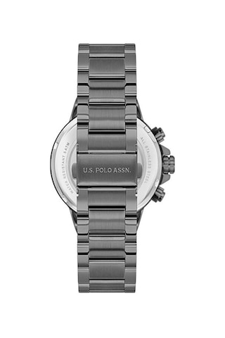 U.s. Polo Assn. Uspa1074-05 Quartz Çelik Füme Yeşil Kadran 43 Mm Erkek Kol Saati