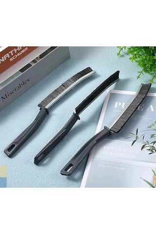 Reis Home 3 Adet Çok Amaçlı Ince Temizlik Fırçası - Derz Arası Ba